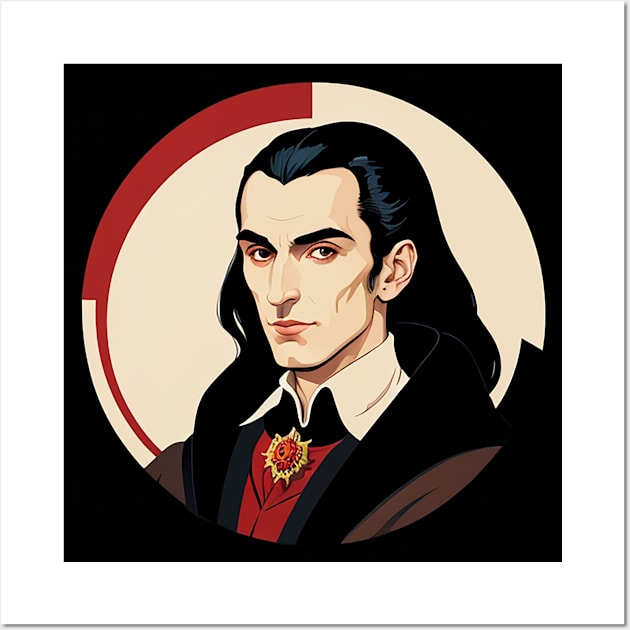 A Young Strahd Von Zarovich Wearing Gentleman's Attire Wall Art by CursedContent